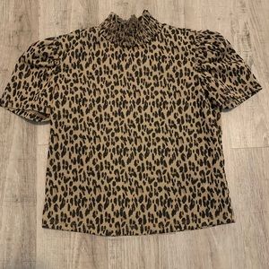 Cheetah Zara blouse